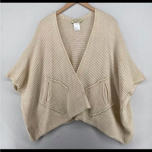 Cocogio Open Front Cardigan with Pockets - Made in Italy - Picture 3 of 8